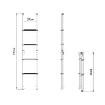YUMEI YSF 150 Durable, Compact, and Safe Aluminum Folding Ladder