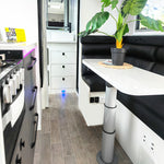 YUMEI TF715 Versatile, Durable Table: Effortless Height Adjustment for Work, Dining, and More