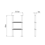 YUMEI Durable & Lightweight Bunk Ladder SNZ62 with Easy Access & Customizable Height