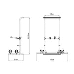YUMEI E-Bike Carrier ECB5/ECB Double the E-Bikes, Expandable for Group Rides