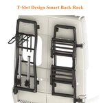 YUMEI the World's FirstT-slot Design Adaptable, Durable, & Visually Appealing Smart Back Rack