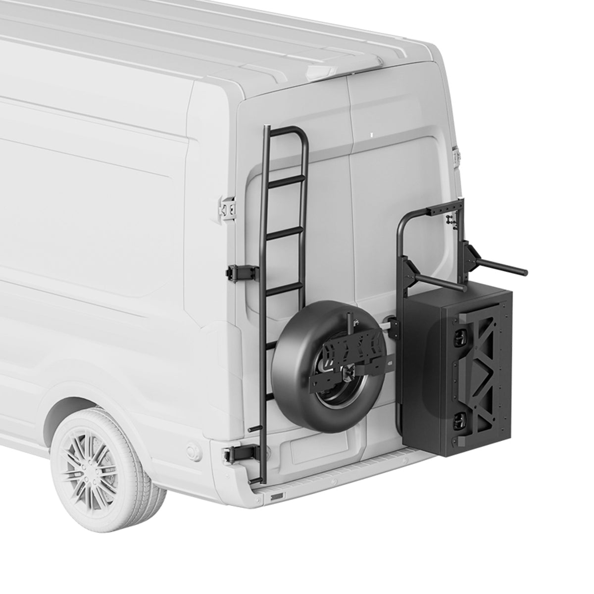 YUMEI the World's First 2 in 1 Ladder & Tire Rack