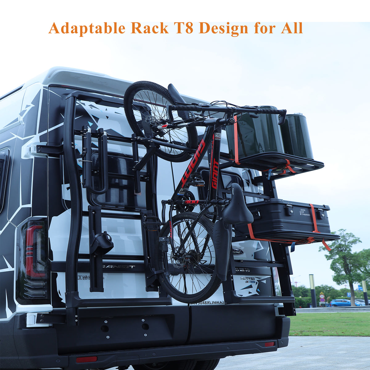 YUMEI the World's FirstT-slot Design Adaptable, Durable, & Visually Appealing Smart Back Rack