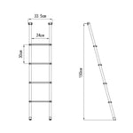 YUMEI High-Quality Bunk Ladder SNZ150With Secure Storage and Easy Access